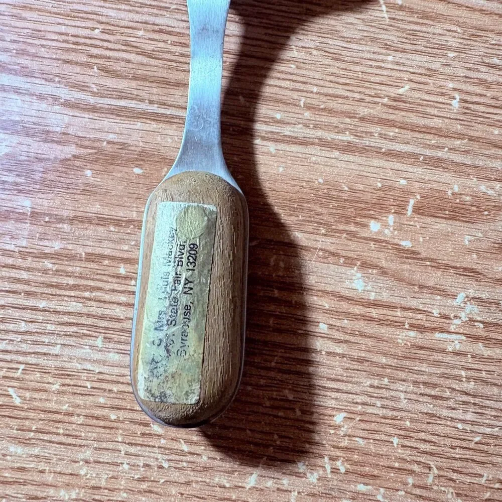 Dolphin Teak Wood Cheese Slicer Serving Piece Modern Mid Century Mod